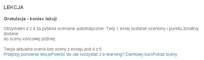 Logowanie do kursu online